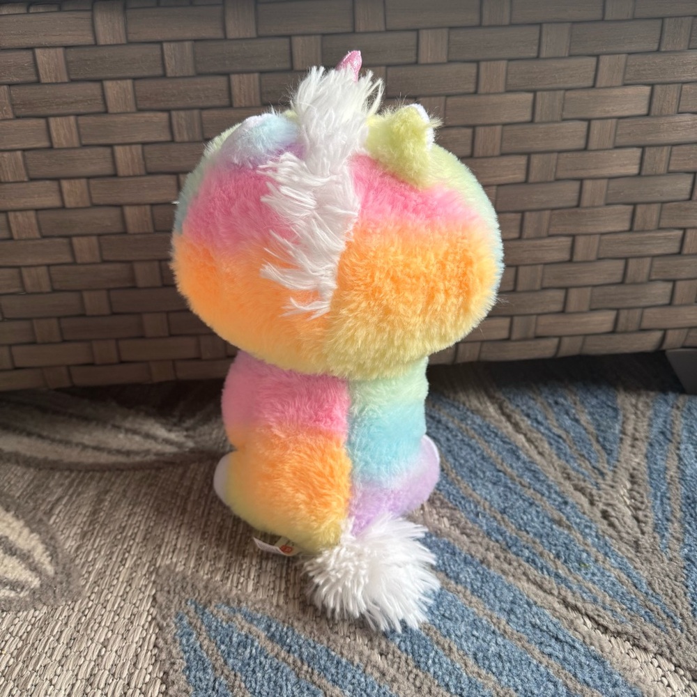 Peek-A-Boo Disguisimals Cat Unicorn 15” Plush‎ Rainbow Pastel Kitty - Picture 2 of 5